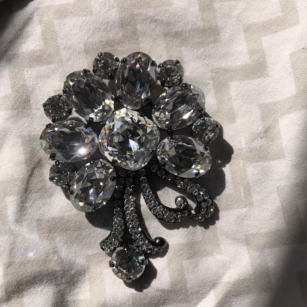 Dolce & Gabbana crystal brooch